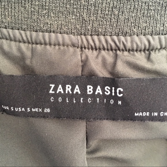 [ZARA] Silky Bomber Jacket w Zipper Pockets Size S - Picture 3 of 7